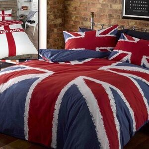 Union Jack Bedding Set - Red, Blue, and White